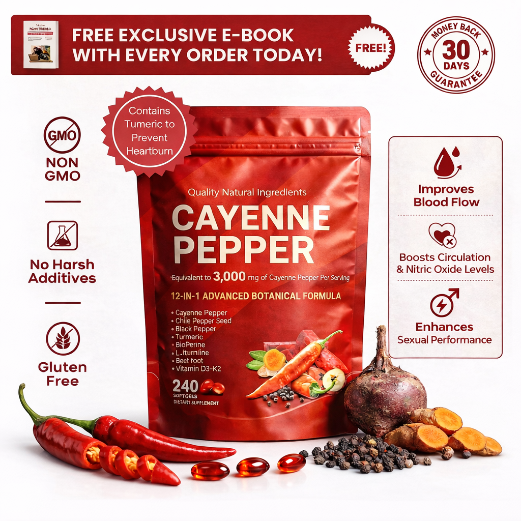 Capsaicin Oil Extract- 3000mg Softgels